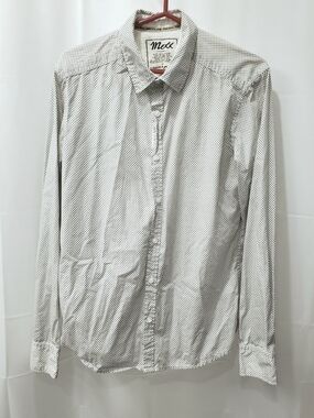 Mexx Men's Shirt with Grey Diamond Design